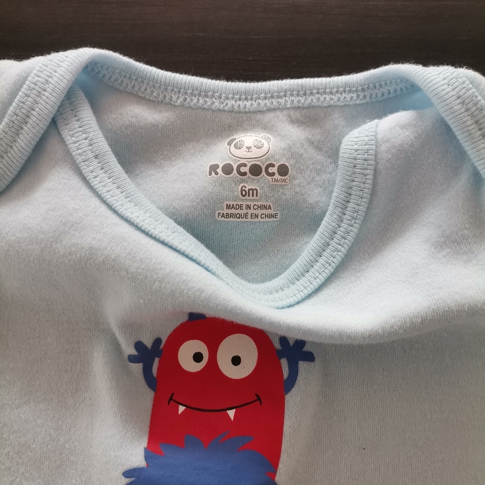 Bundle 3 Rococo onesies size 6M - Picture 5 of 5